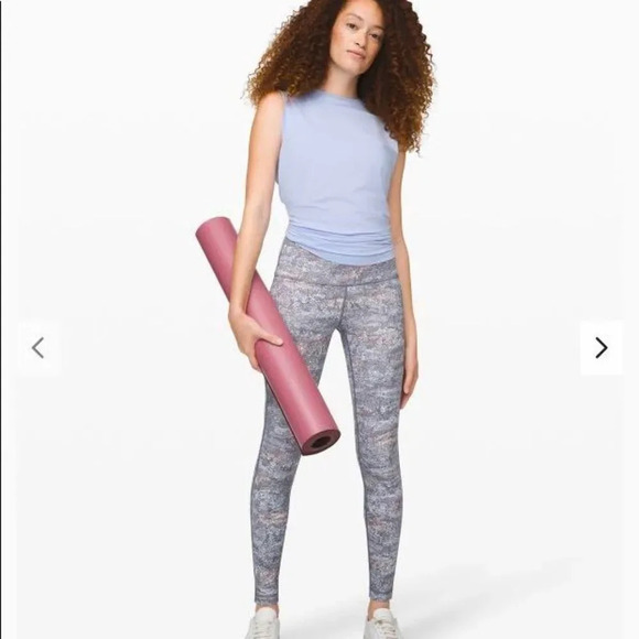 Lululemon Wunder Under High Rise Leggings 25” Workout 2 Colored Colorful Gym Run - Picture 3 of 8